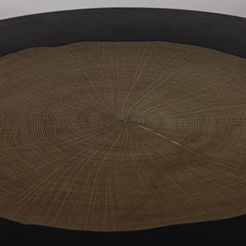 Other tables - Black steel coffee table in 55x55x55 cm - VICAL