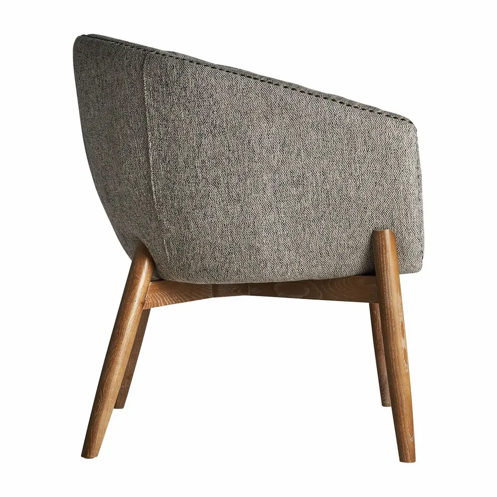 Chairs - Armchair in gray ash wood in 69x68x79 cm - VICAL