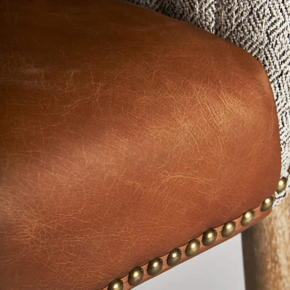 Chairs - Armchair in gray ash wood in 69x68x79 cm - VICAL