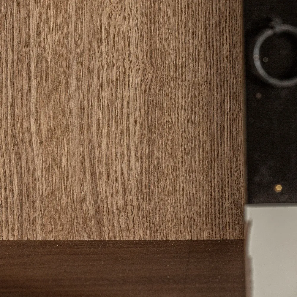 Wardrobe - Display case in off-white elm wood in 200x45x225 cm - VICAL