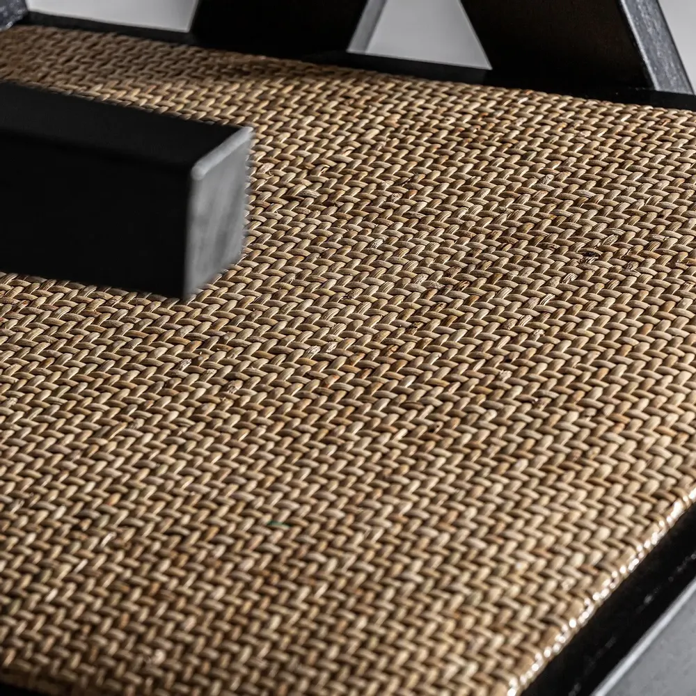 Chairs - Black elm wood chair in 57x59x85 cm - VICAL