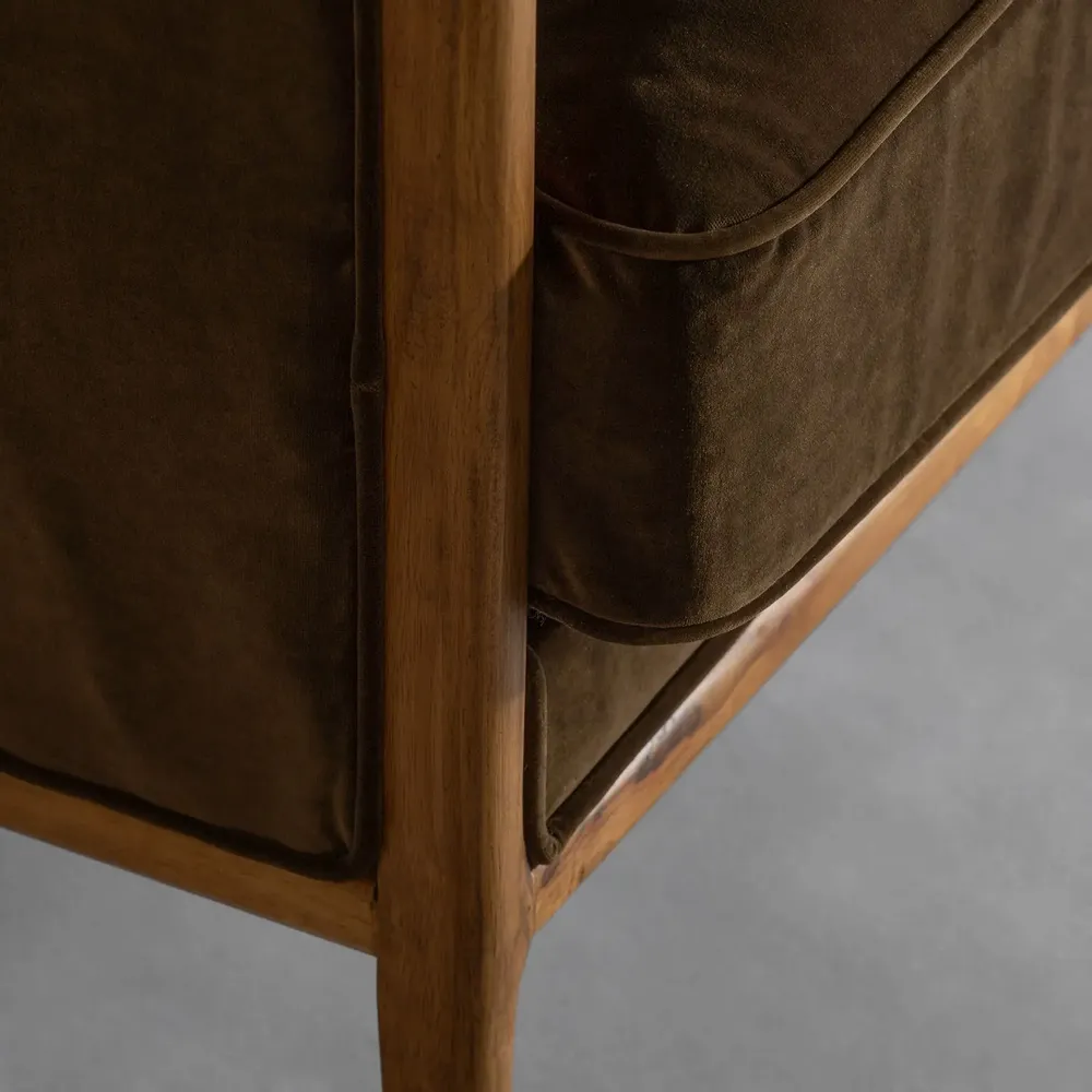 Canapés - Sofa en acrylique vert  en 228x88x78 cm - VICAL