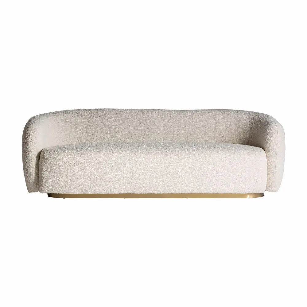 Sofas - Off-white acrylic sofa in 205x88x69 cm - VICAL