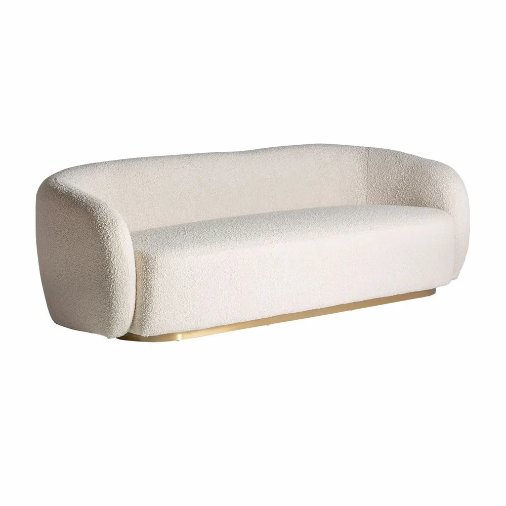 Sofas - Off-white acrylic sofa in 205x88x69 cm - VICAL
