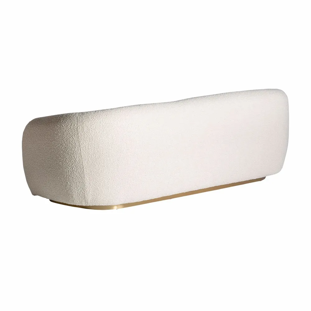 Sofas - Off-white acrylic sofa in 205x88x69 cm - VICAL