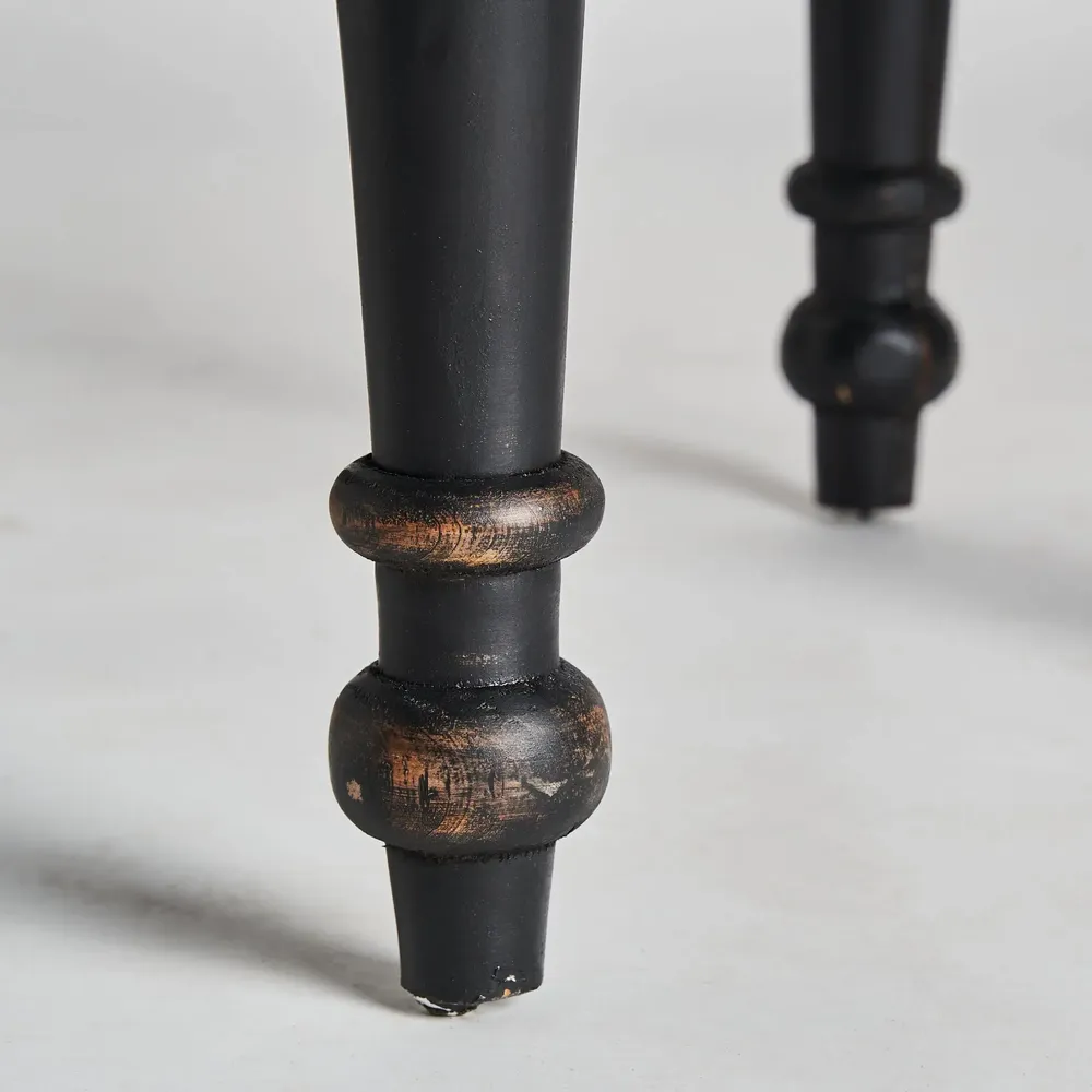 Autres tables  - Table basse en bois d´orme noir  en 60x60x60 cm - VICAL