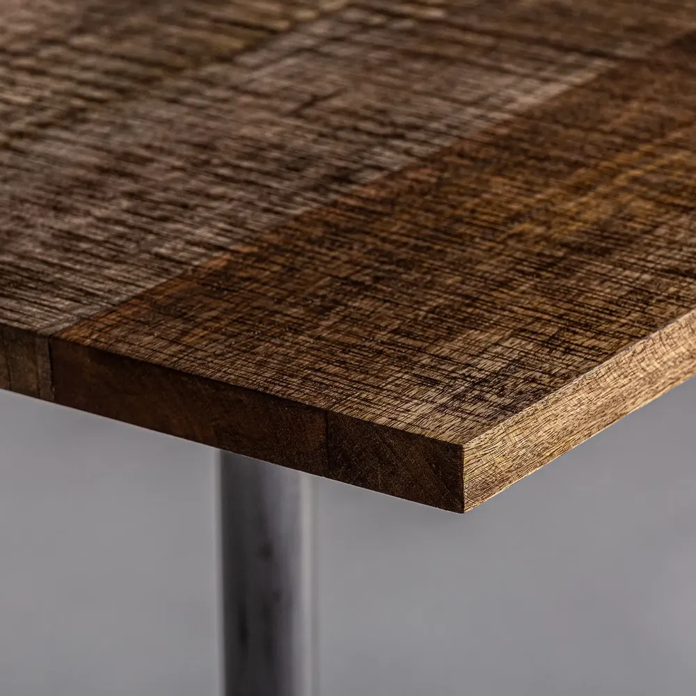 Other tables - Gray iron bar table in 70x70x75 cm - VICAL