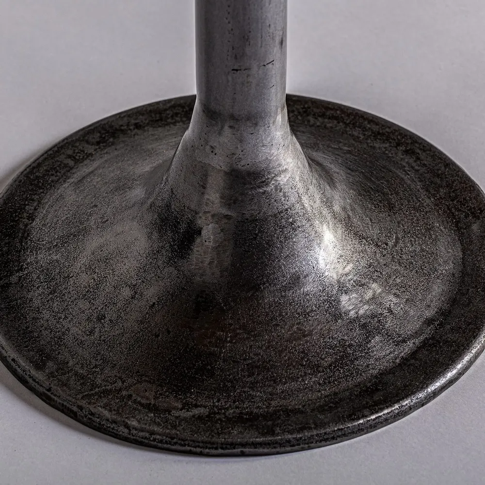 Other tables - Gray iron bar table in 70x70x75 cm - VICAL