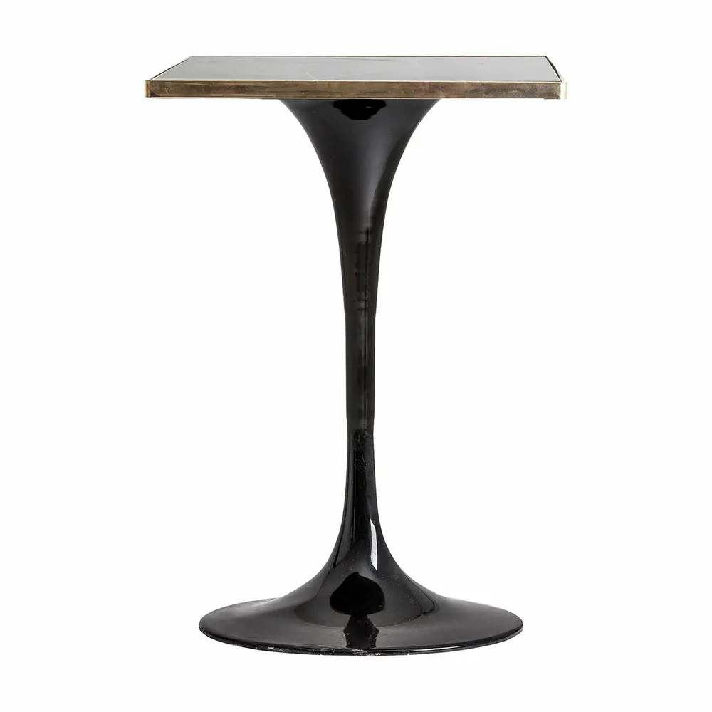 Other tables - Black steel bar table in 70x70x107 cm - VICAL
