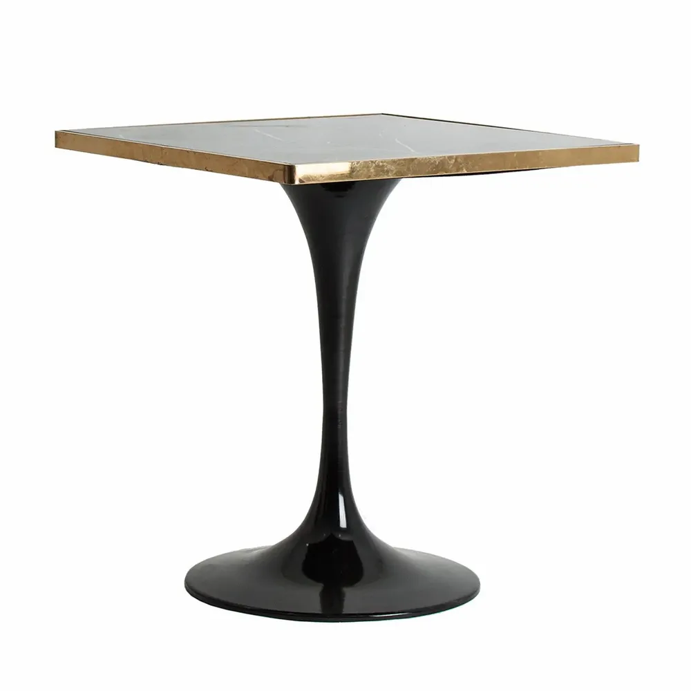 Other tables - Black steel bar table in 70x70x107 cm - VICAL