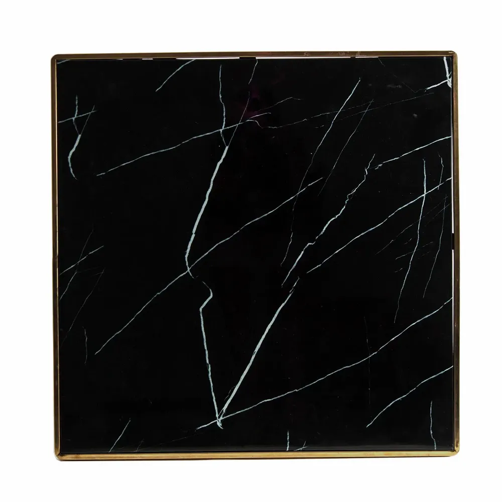 Other tables - Black steel bar table in 70x70x107 cm - VICAL