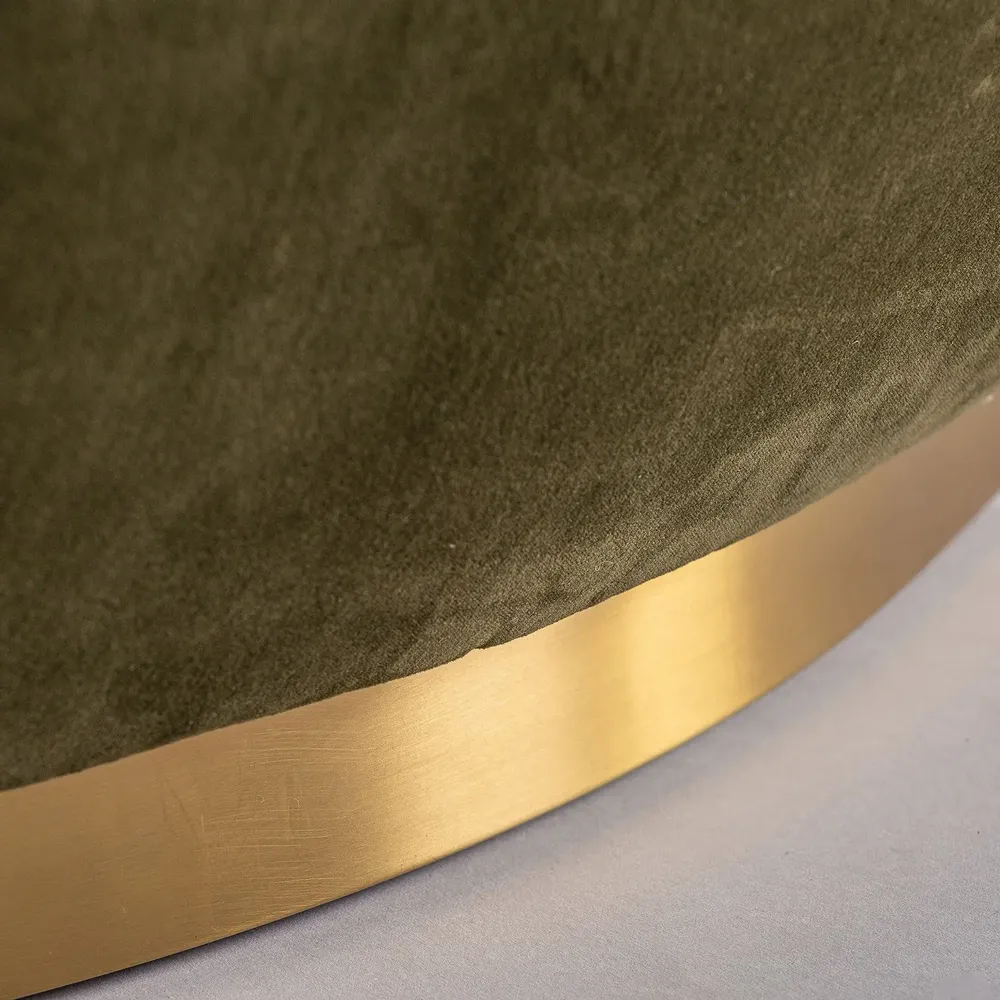 Sofas - Green velvet sofa in 240x100x71 cm - VICAL