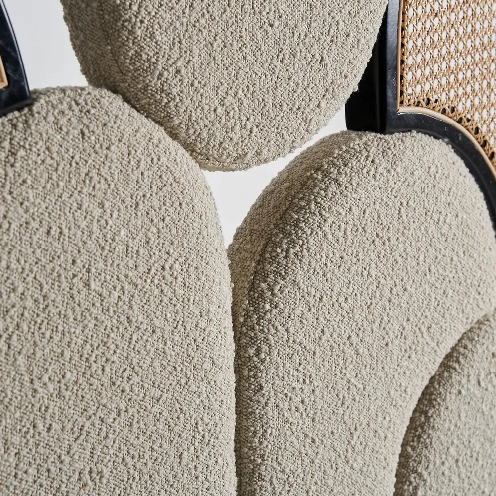 Lits - Tête de lit en bois de pin noir - VICAL