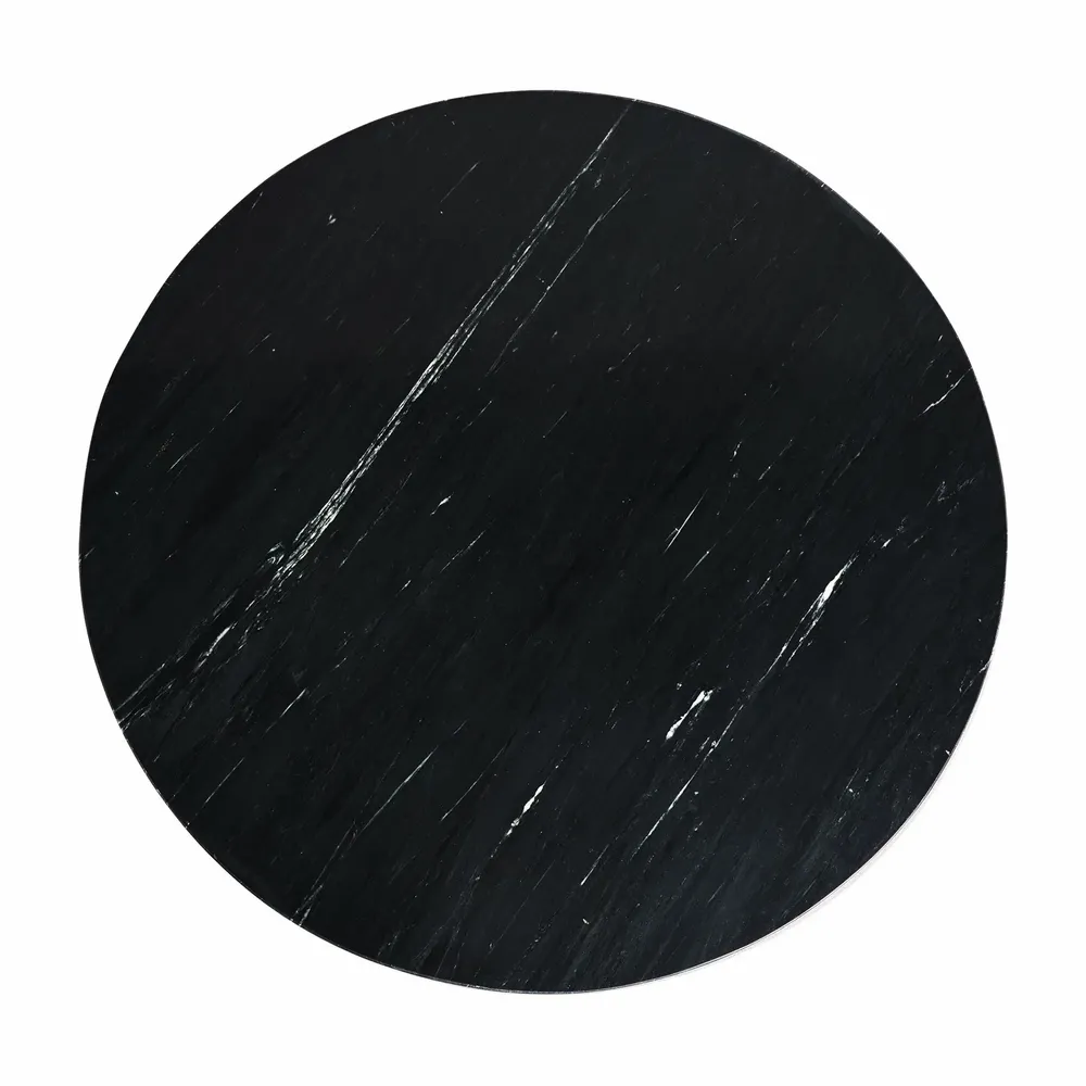 Tables basses - Table basse en fer blanc  en 90x90x46 cm - VICAL