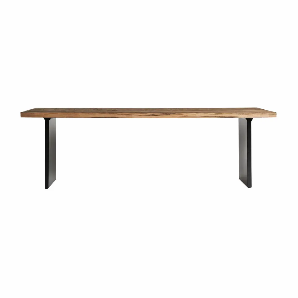 Dining Tables - Living room table in black shorea wood in 250x104x76 cm - VICAL