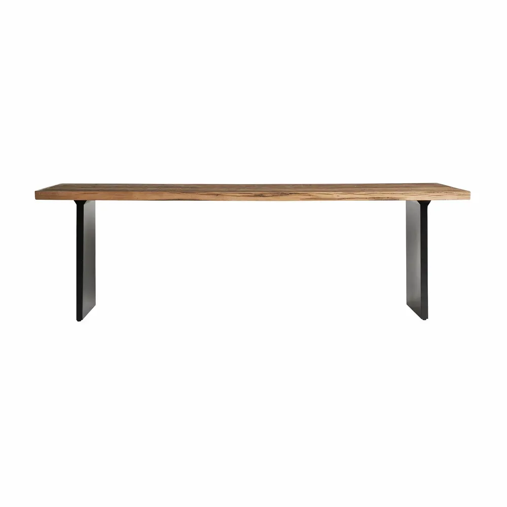 Dining Tables - Living room table in black shorea wood in 250x104x76 cm - VICAL