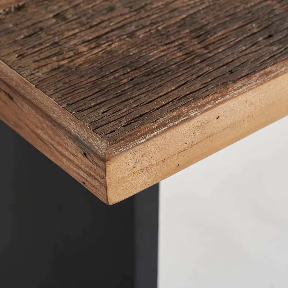 Dining Tables - Living room table in black shorea wood in 250x104x76 cm - VICAL