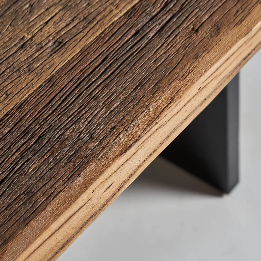 Dining Tables - Living room table in black shorea wood in 250x104x76 cm - VICAL