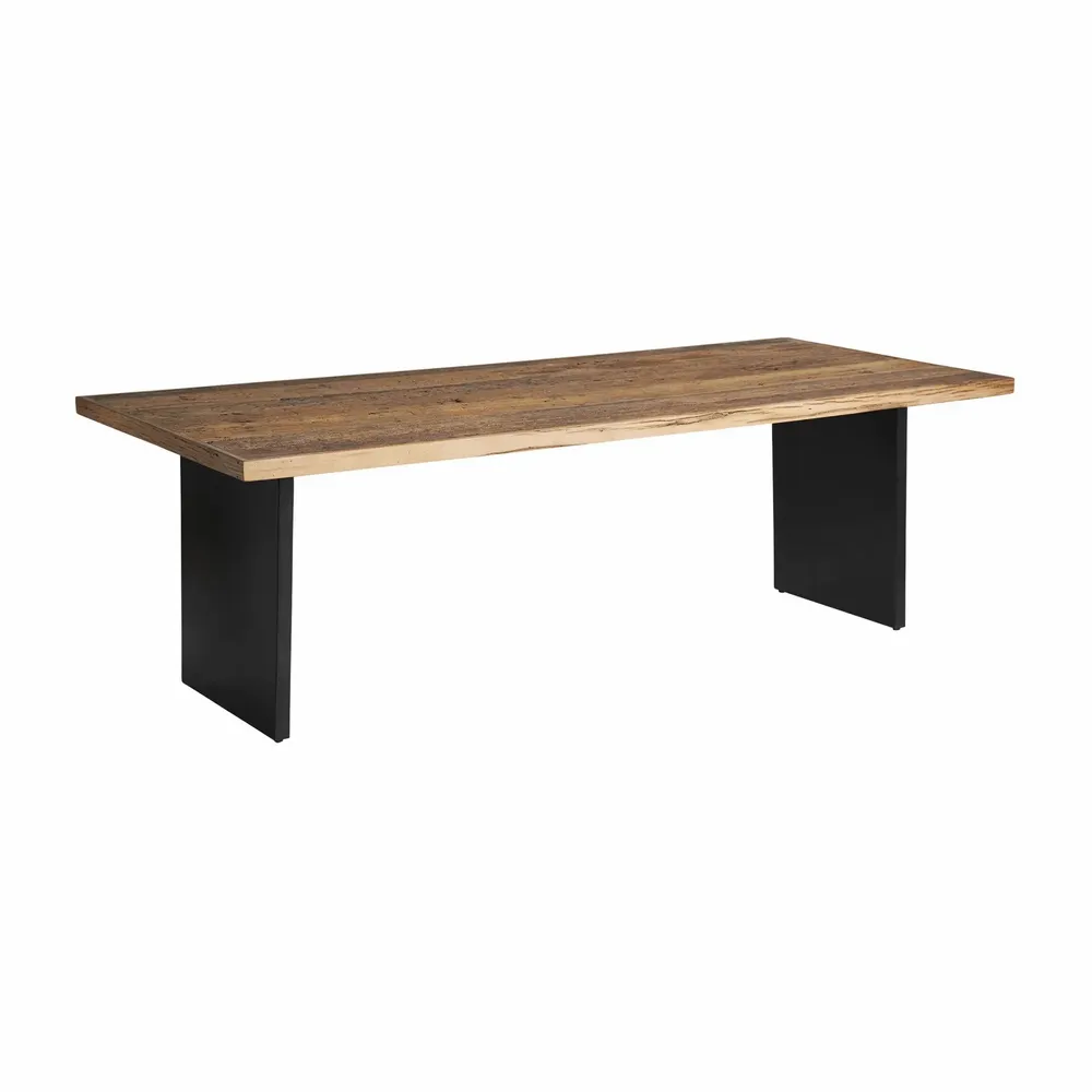 Dining Tables - Living room table in black shorea wood in 250x104x76 cm - VICAL