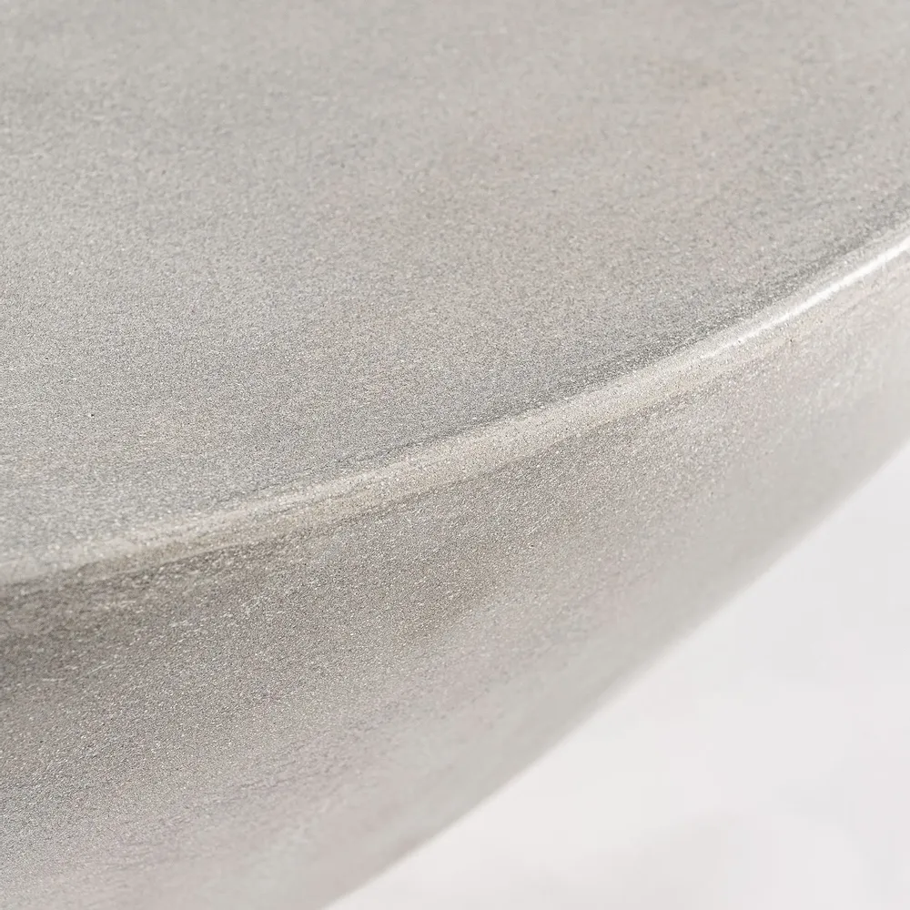 Tables basses - Table basse en ciment gris  en 90x90x35 cm - VICAL