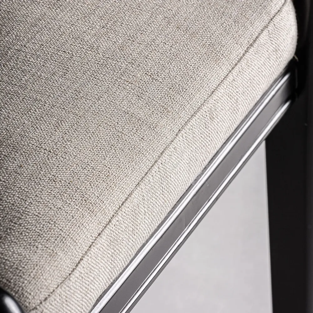 Chairs - Cream rattan chair in 54x54x77 cm - VICAL