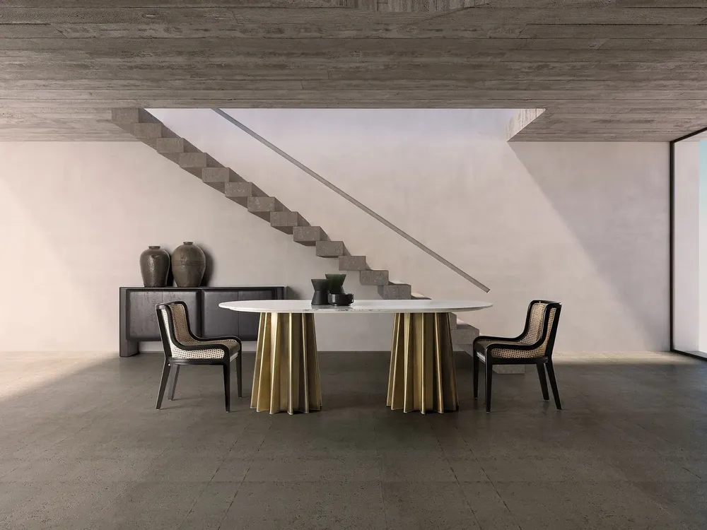 Chairs - Cream rattan chair in 54x54x77 cm - VICAL