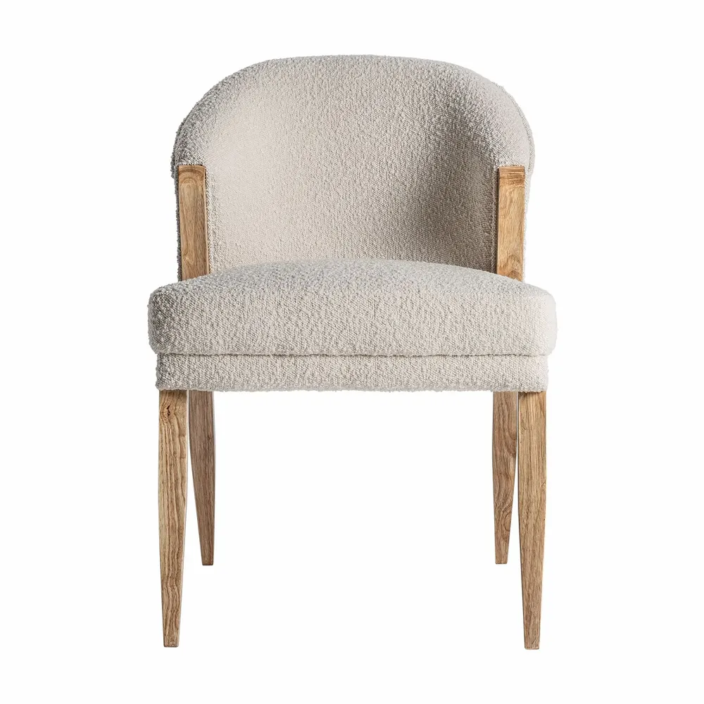 Chairs - White pine wood chair in 56x60x83 cm - VICAL