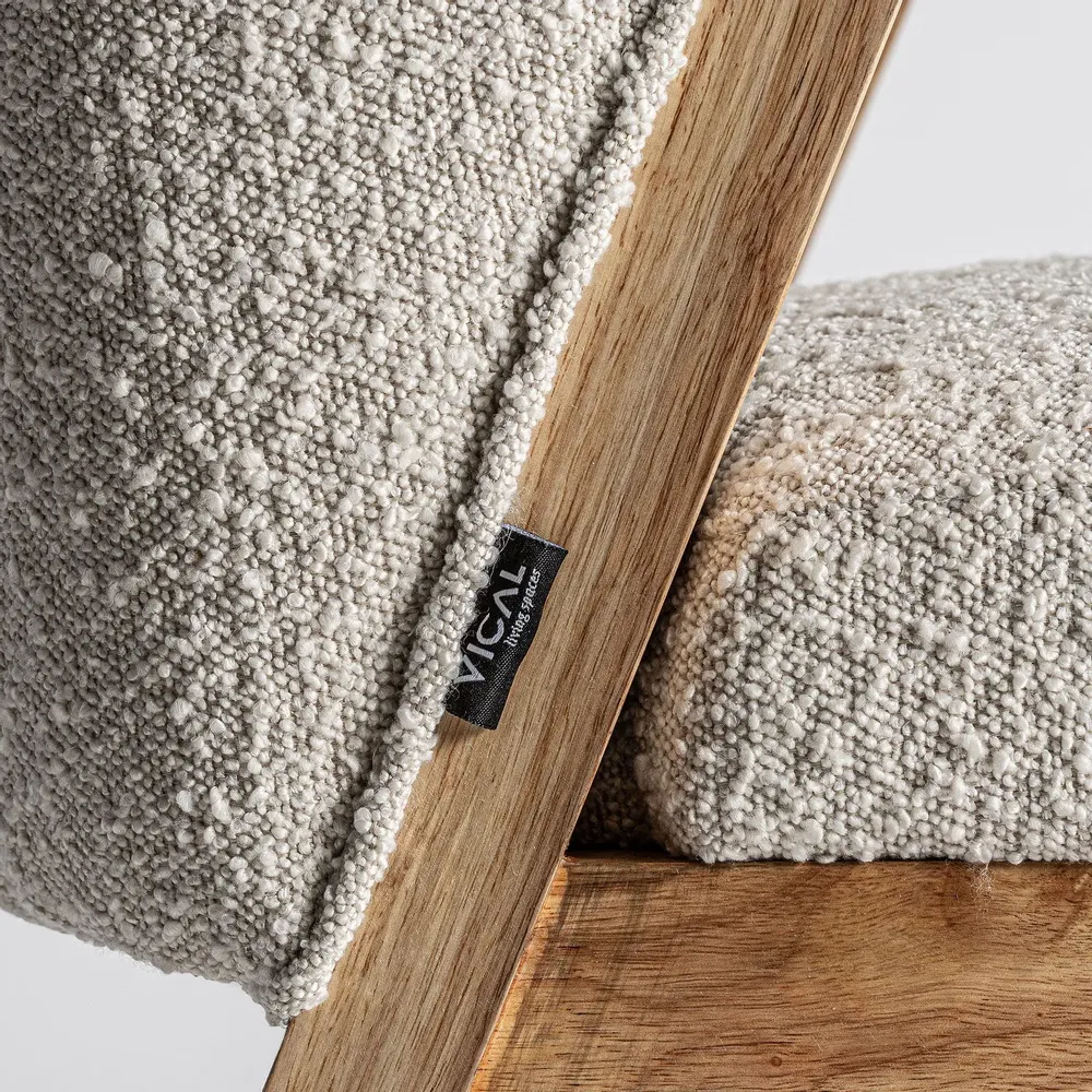 Chairs - White pine wood chair in 56x60x83 cm - VICAL