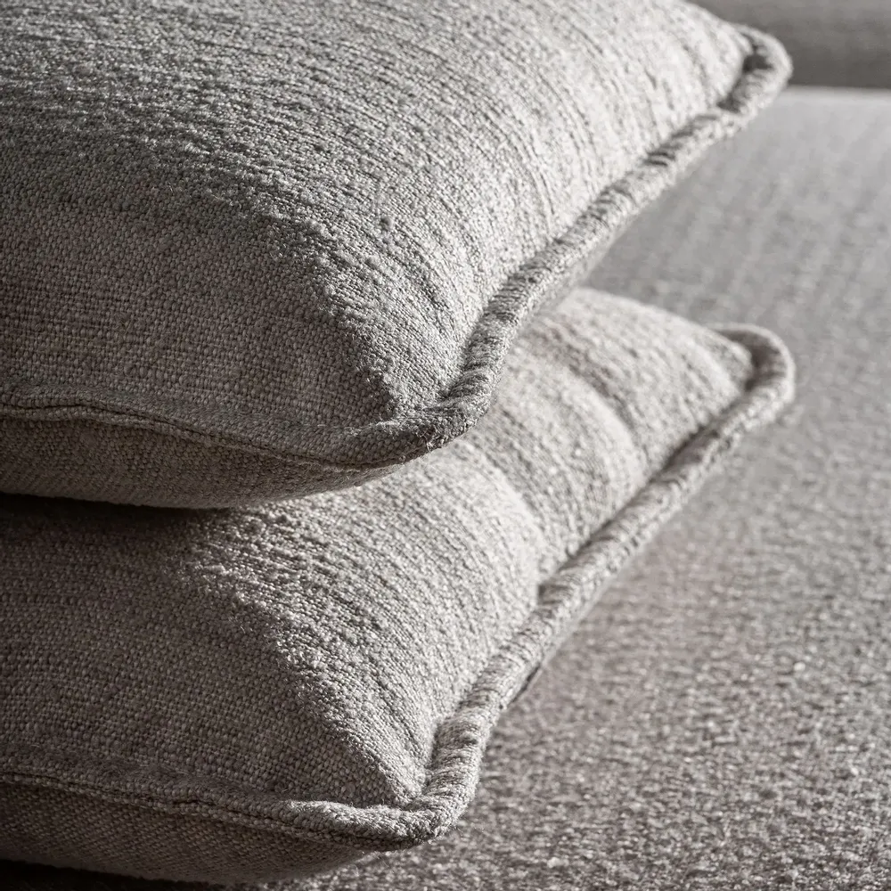 Canapés - Sofa en bois de pin blanc cassé  en 330x186x75 cm - VICAL