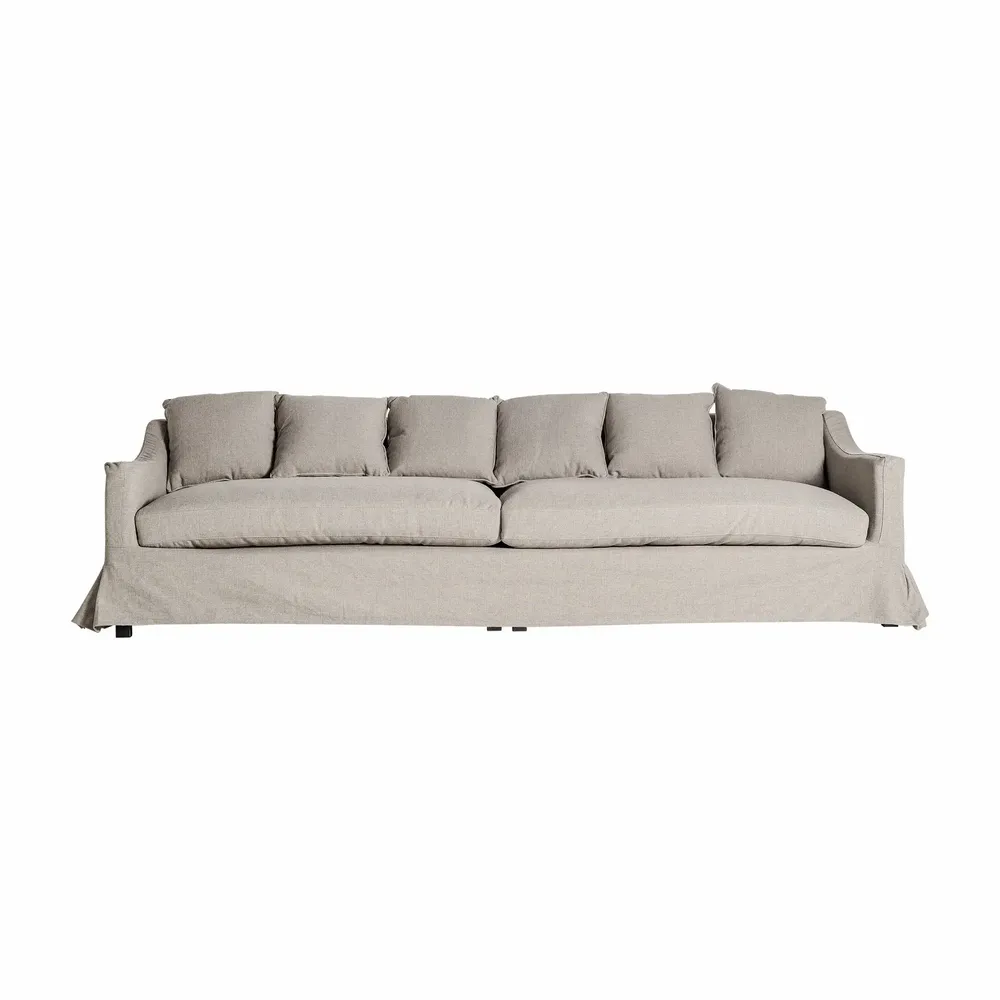 Canapés - Sofa en bois de pin beige  en 280x108x90 cm - VICAL