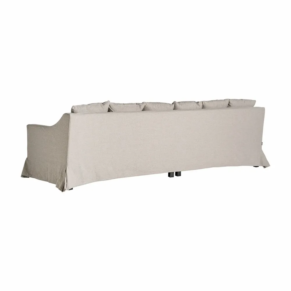 Canapés - Sofa en bois de pin beige  en 280x108x90 cm - VICAL