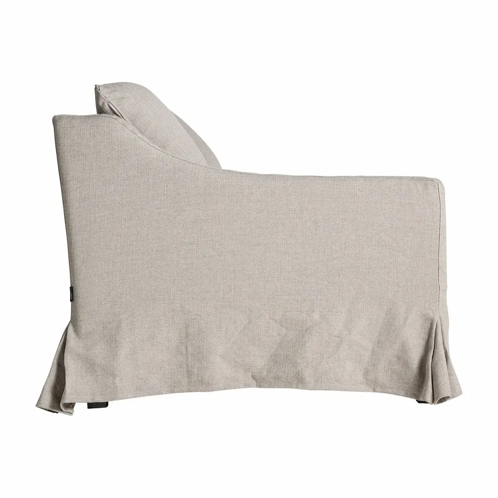 Canapés - Sofa en bois de pin beige  en 280x108x90 cm - VICAL