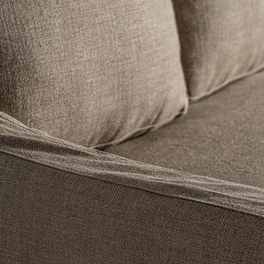 Canapés - Sofa en bois de pin beige  en 280x108x90 cm - VICAL