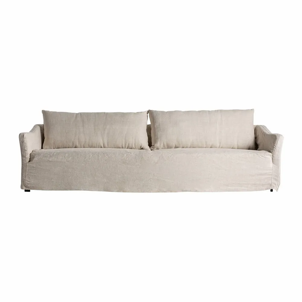 Canapés - Sofa en polyester crème  en 276x103x94 cm - VICAL