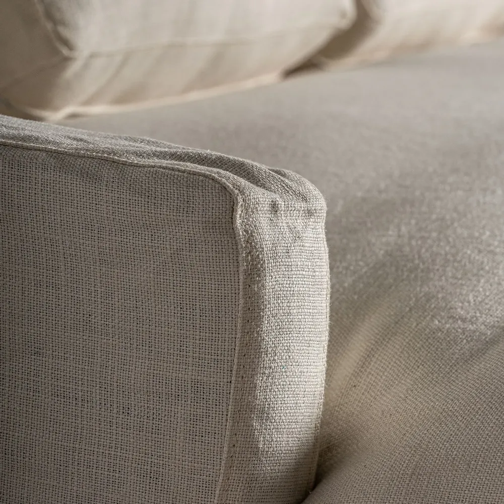 Canapés - Sofa en polyester crème  en 276x103x94 cm - VICAL