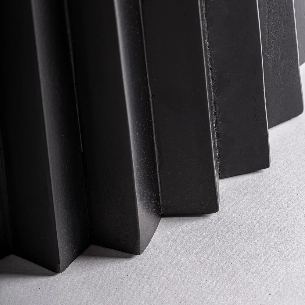 Other tables - Black mango wood bar table in 80x80x75 cm - VICAL