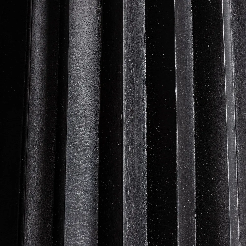 Other tables - Black mango wood bar table in 80x80x75 cm - VICAL