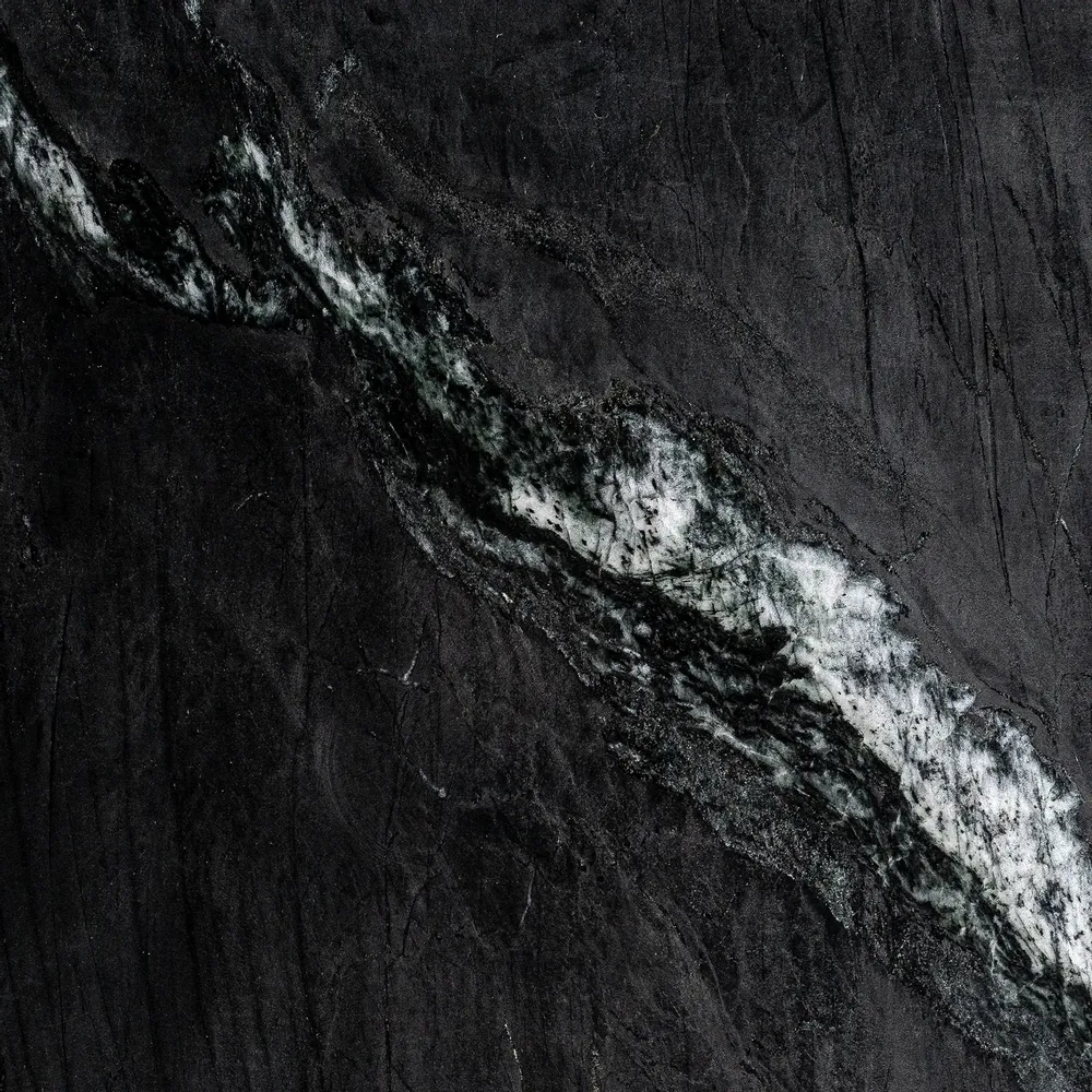 Other tables - Black mango wood bar table in 80x80x75 cm - VICAL