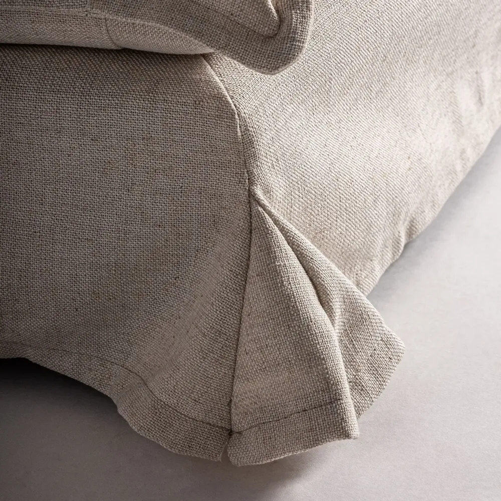 Armchairs - Armchair in off-white pine wood in 115x94x87 cm - VICAL