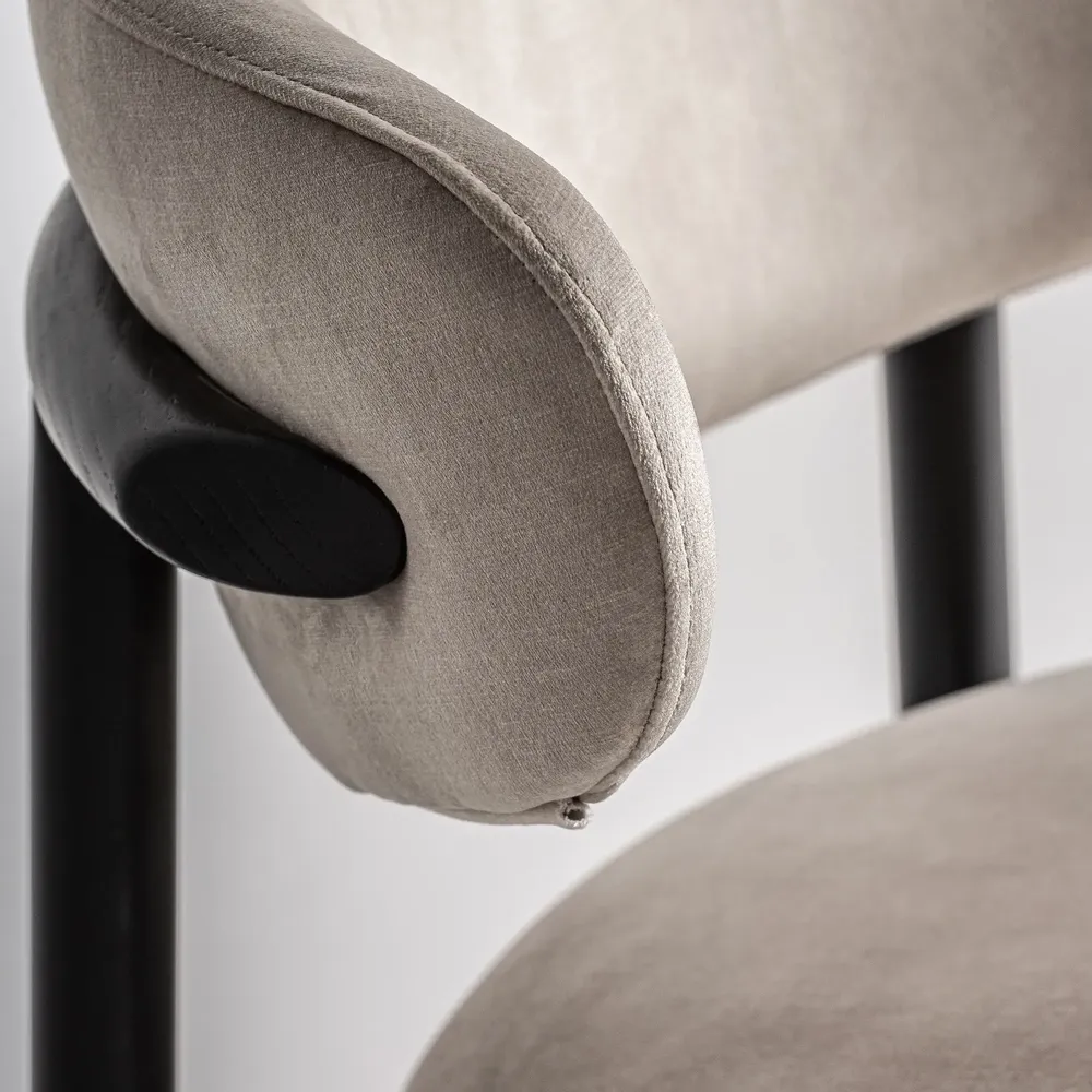 Chaises - Chaise en polyester marron  - VICAL