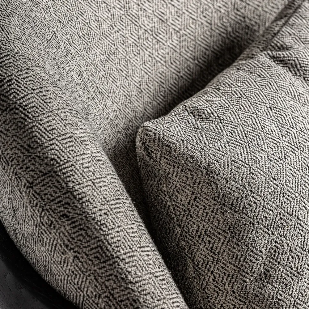 Armchairs - Gray polyester armchair in 68x82x84 cm - VICAL