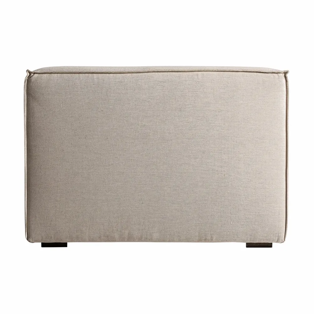 Canapés - Sofa en lin blanc cassé  en 280x98x68 cm - VICAL