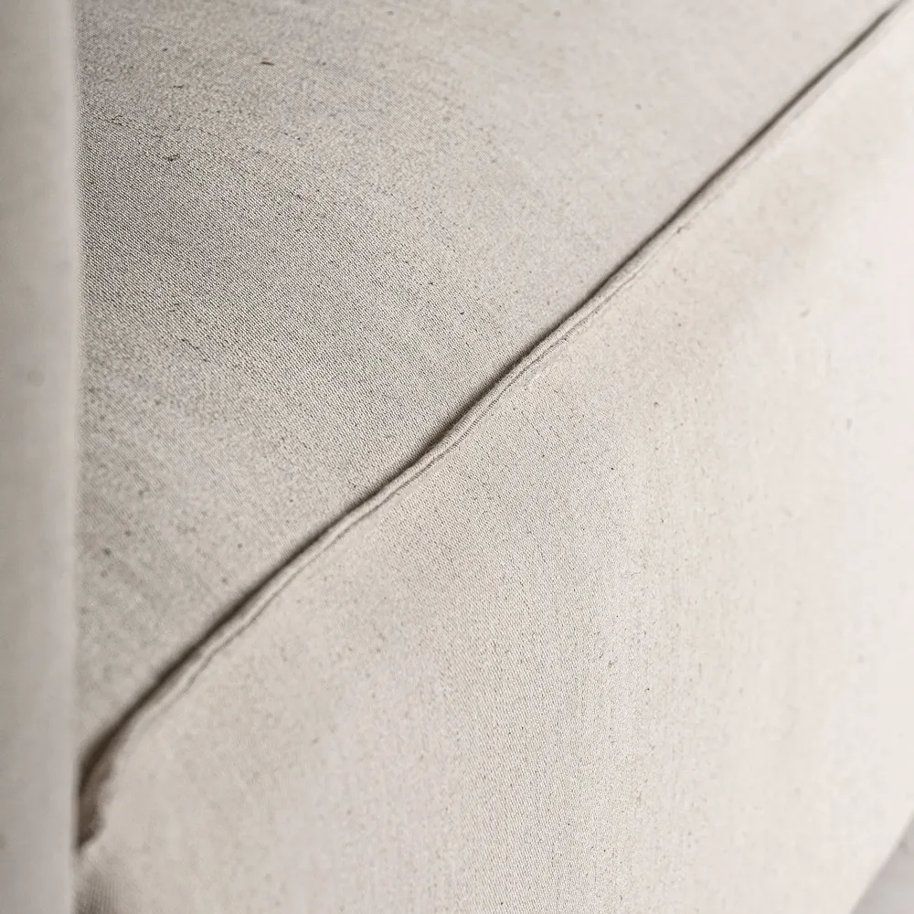 Canapés - Sofa en lin blanc cassé  en 280x98x68 cm - VICAL