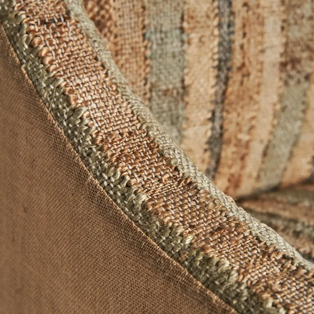 Armchairs - Brown jute armchair in 70x74x93 cm - VICAL