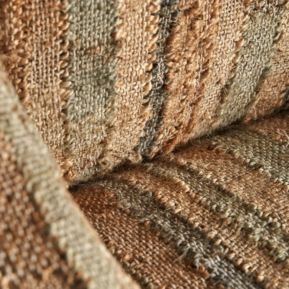 Armchairs - Brown jute armchair in 70x74x93 cm - VICAL