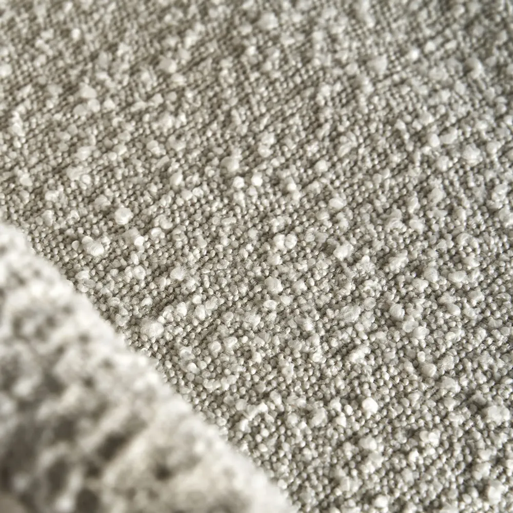 Chairs - Off-white looped cotton chair in 58x56x79 cm - VICAL