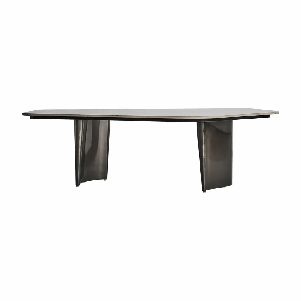 Coffee tables - Black steel coffee table in 129x70x38 cm - VICAL