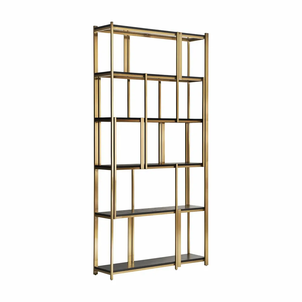 Shelves - Black steel shelf in 120x32x240 cm - VICAL