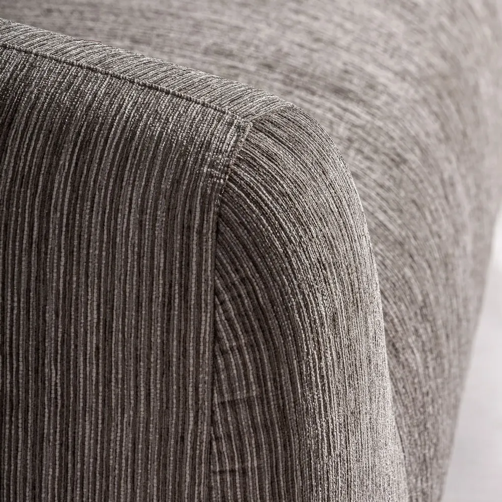 Sofas - Taupe pine wood sofa in 230x115x72 cm - VICAL