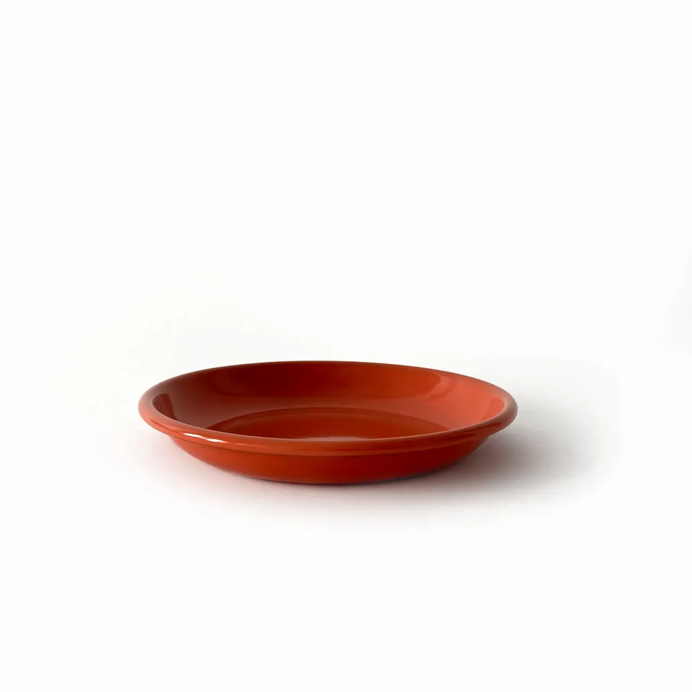 Assiettes de réception - Assiette émaillée 21cm – Terracotta - EKOBO